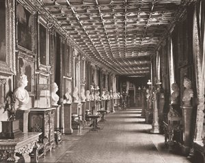 Östra korridoren, Windsor Castle, Berkshire, 1894. av Unbekannt