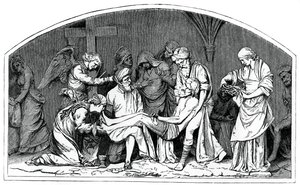 Påskgraven, 1554-1564, 1870 av Unbekannt