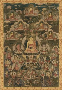 De åtta medicinbuddorna, 1700-talet. av Unbekannt