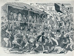 Valet i Eatanswill, c1836, 1925 av Unbekannt