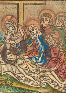 Kristi balsamering, ca. 14801490. av Unbekannt