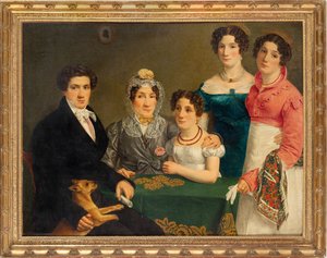 Kompositören Vincenzo Bellinis familj, 1800-talets första kvartal.. av Unbekannt