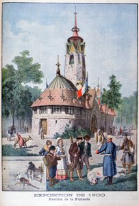 Finska paviljongen vid världsutställningen 1900, Paris, 1900 av Unbekannt