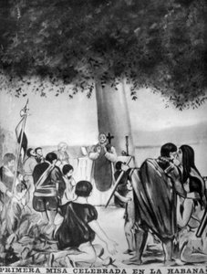 Den första mässan, 1519, 1910-talet av Unbekannt