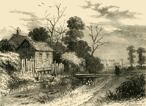 Fleet River, nära St. Pancras, 1825, c1876. av Unbekannt