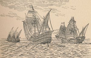 Columbus flotta, 1916 av Unbekannt