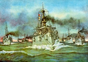 Den flygande skvadronen, spansk-amerikanska kriget, 1898 av Unbekannt
