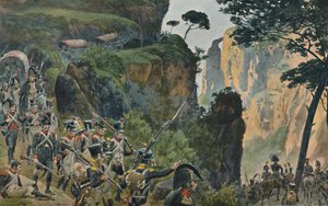 Franska armén i bergen i Portugal, 1896 av Unbekannt