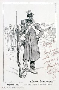 Den franska främlingslegionen, Maison Carrée, Algeriet, 1833, 1900-talet av Unbekannt