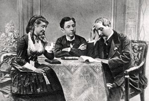 Den franska kejsarfamiljen i exil, Chislehurst, Kent, 1871-1873 av Unbekannt