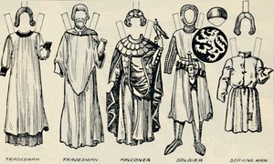The Gallery of British Costume: What Men and Women Wear In Henry IIIs Time, c1934 av Unbekannt