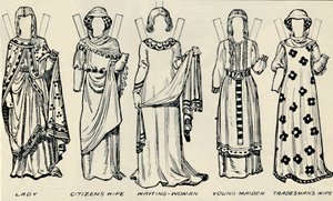 The Gallery of British Costume: What Men and Women Wear In Henry IIIs Time, c1934 av Unbekannt