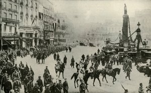 Den tyska ockupationen av Lille, 1914, 1919. av Unbekannt