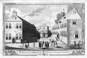 Guvernören för Batavias palats, i Ostindien, c1750 av Unbekannt