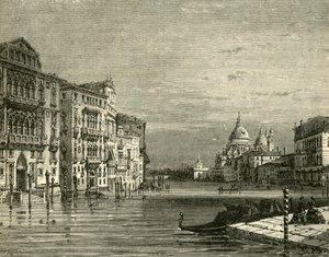 Canal Grande, Venedig, 1890. av Unbekannt
