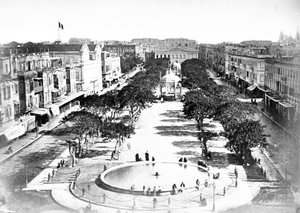 The Grand Square, Alexandria, Egypten, c1910-talet av Unbekannt