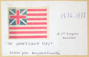 The Grand Union Flag (trätryck i färg) av Unbekannt