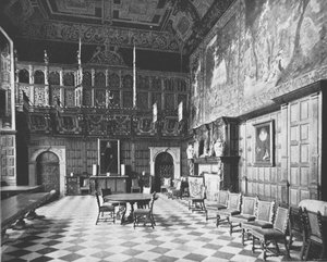 The Great Hall, Hatfield House, Hatfield, Hertfordshire, 1894. av Unbekannt