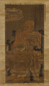 Den store Luohan, den ärevördiga sjuttonde, 1345. av Unbekannt