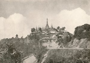 Den stora pagoden, Moulmein, 1900. av Unbekannt