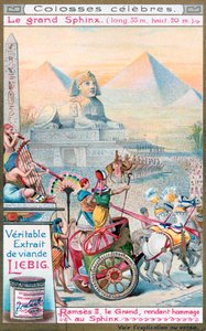Den stora sfinxen i Giza, Egypten, c1890-1910 av Unbekannt