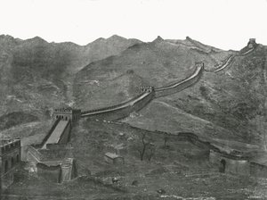 The Great Wall, Pekin, Kina, 1895. av Unbekannt