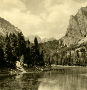 Grüner See, Steiermark, Österrike, c1935. av Unbekannt