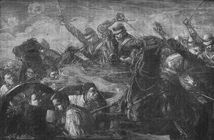 Vakterna laddar vapnen vid Kassassin, c1882 av Unbekannt