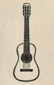 Gitarren, 1895. av Unbekannt
