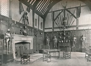 The Hall at Ockwells Manor, 1905 av Unbekannt