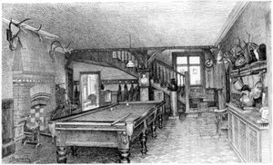 Salen i Silverbeck, c1880-1882 av Unbekannt