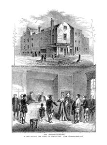 Handen och saxen, 1878 av Unbekannt