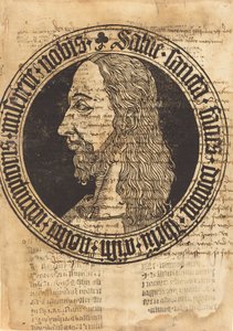 Kristi huvud, ca. 1500. av Unbekannt