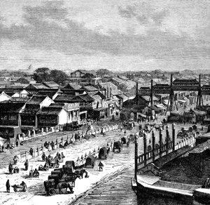 The High Street, Peking, c1890 av Unbekannt