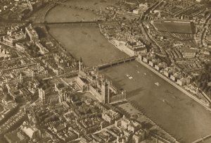 Den heliga ön Thorney med dess gamla kloster som det ser ut idag, c1935. av Unbekannt
