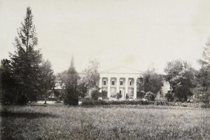 Huset på Levashovs Estate Aspen Grove, 1885 av Unbekannt