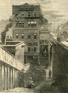 Husen i Waterloo Bridge Road, c1878. av Unbekannt