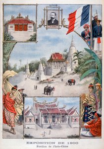 Indokina-paviljongen vid världsutställningen 1900, Paris, 1900 av Unbekannt