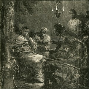 Intervjun mellan Bocchus och Sulla, 1890. av Unbekannt