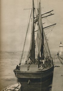 The Irish Minstrel, en tremastad skonare av trä, 1937 av Unbekannt