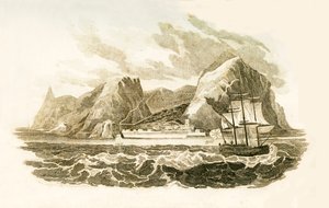 Ön St. Helena, 1816. av Unbekannt