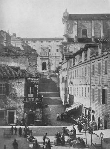 Jesuitkyrkan och militärsjukhuset, Ragusa, 1913 av Unbekannt