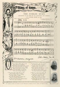 Jubileumshymnen. Utsedd att användas i alla kyrkor och kapell söndagen den 20 juni 1897 av Unbekannt