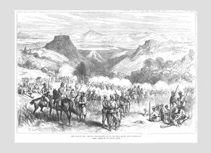 Kaffirkriget - Att driva ut kaffererna från Iron Mount och Waterkloof, 1878. av Unbekannt