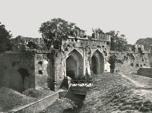 Kashmiri-porten, Delhi, Indien, 1895. av Unbekannt