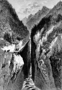 Lantzan-Kiang-Hoggs Gorge, c1890 av Unbekannt