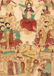 Den sista domen med apostlarna, ca. 1460. av Unbekannt