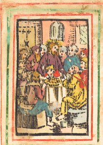 Den sista måltiden, ca. 14801500. av Unbekannt