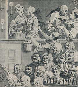 Den skrattande publiken, 1733, 1920 av Unbekannt