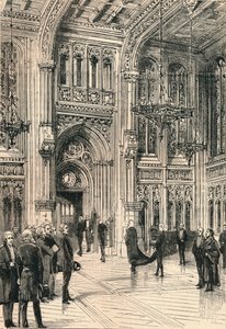 Underhusets lobby, c1910 av Unbekannt